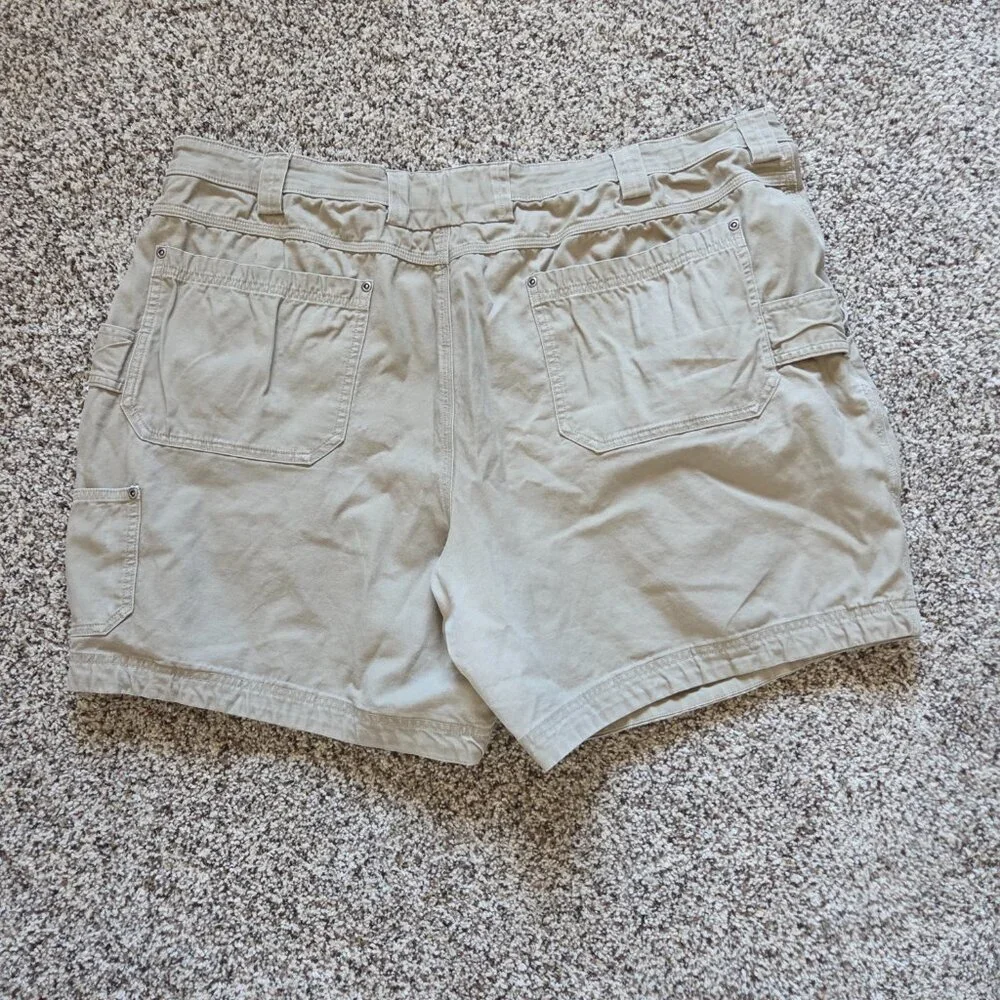 Duluth Trading Flex Fire Hose Shorts Mens 46 Canvas Work Utility 7 Inch Inseam - Picture 2 of 7